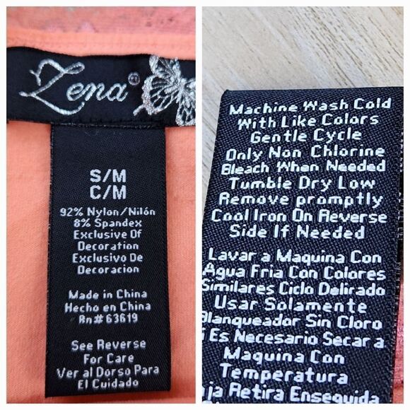 💜Lena Coral Lace Lined Sleeveless Top Small - Picture 8 of 8